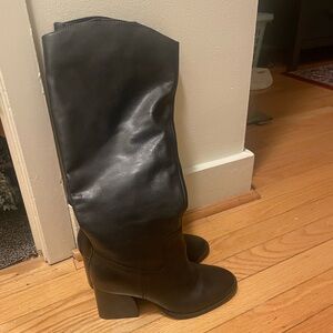 Elegant Black Leather Boots